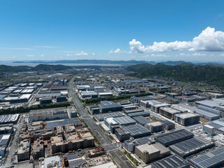 solar on rooftop of factory