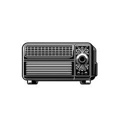 Air Conditioner Vector Illustration – Stylish Modern Home Cooling Appliance