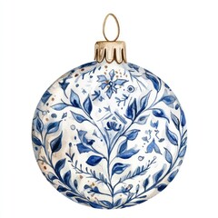 Fototapeta premium White Ornament christmas ornament winter.