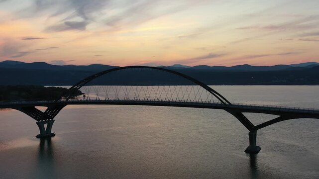 Lake Champlain Bridge Between Vermont and New York