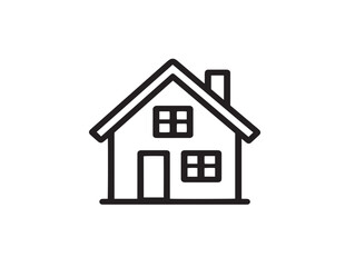 Professional Real Estate Icon Crafted in Modern Vector Artwork