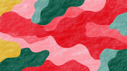 Colorful camouflage pattern, a vibrant design for fashion and decor eyecatching.
