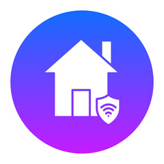 Fototapeta premium Home Security Icon