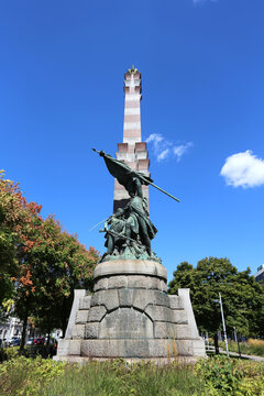 Monument de Hesser &agrave; Vienne en Autriche en hommage &agrave; une bataille du r&eacute;giment d'infanterie