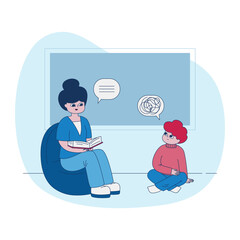 Supportive lesson for children on the autism spectrum