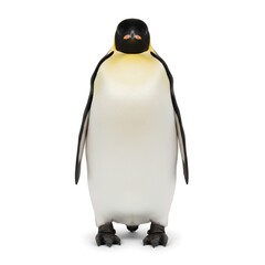 3d penguin isolated on white