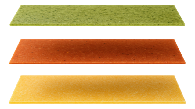 Smooth gray concrete serving board displaying a single espresso cup with a biscotti on the side