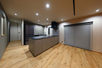 機能性とデザイン性を兼ね備えたスタイリッシュなキッチン空間