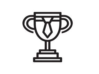 Inspiring business success symbol in modern vector artwork