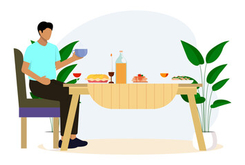 Take a Break Concept Illustration Vector Style