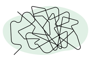 Scribbles Concept Illustration Vector Style