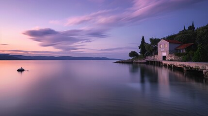 Obraz premium Sunrise & Sunset Landscapes: Orange Skies, Sea Reflections & Beach/Ocean Water Views