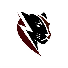 vector image of a panther 