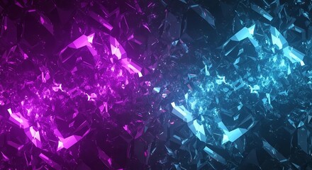 Crystal Fractals Glow