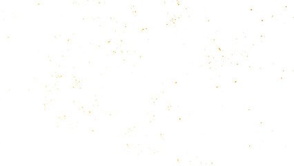 Golden patina scratch texture for luxury graphic design overlay. Stylish modern gold splashes texture isolated on transparent background. 