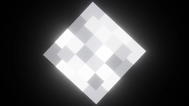 Mosaic Face Blur Overlay Black Screen Effect 4K Privacy Censor Pixelate Mosaic Mask Transition Clean Alpha Channel Loopable Seamless Motion Graphics Overlay For Videos Stock Clips