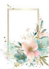 Wedding invitation frame design,