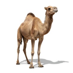 camel isolated on white