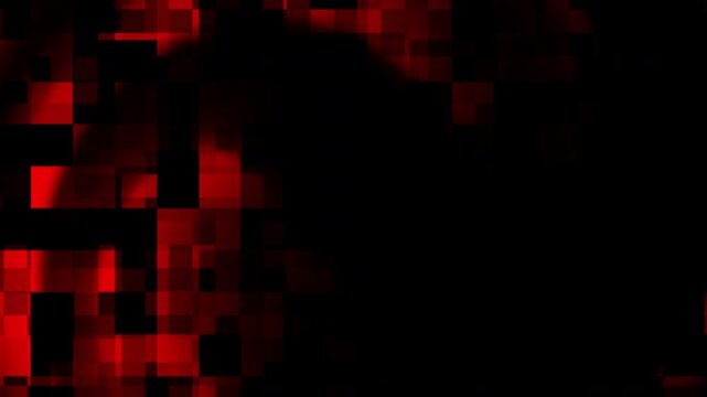 Abstract background chaotic red squares on dark backdrop for vibrant, abstract designs. Perfect for graphic design, backgrounds, and modern artistic projects.