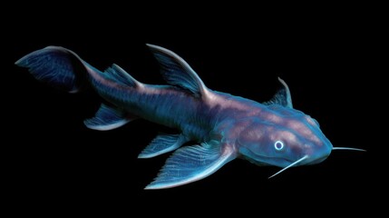 A fractionating column with moisture condensing at the top, an electrical device emitting bright blue light below,