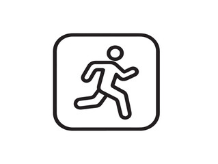 Clean and modern fitness workout app vector design