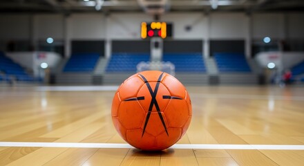 Indoor Sports Ball on Court