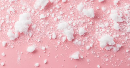White snow falling on a pink background, high resolution, high quality, pink color, texture, pattern, seamless .