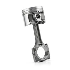 Precision engineered piston and connecting rod assembly, vital engine component for powerful automotive performance and mechanical innovation