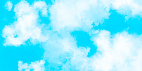 Abstract grunge sky blue soft painted watercolor paint splash. inspiring views of fluffy clouds blue sky background. cloudy blue sky various natural clouds and smoke. morning cloud in the sky.