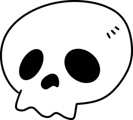 The Ghost for Halloween or holiday concept.