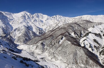 Winter scenery in Hakuba Valley