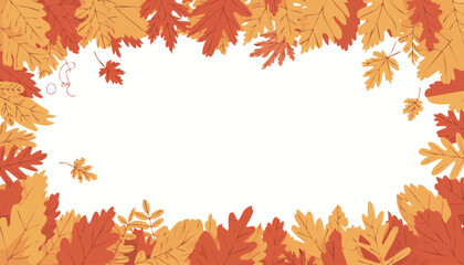 Autumn, Backgrounds, Falling, Border - Frame, Illustration