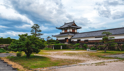 Obraz premium Traditional Japanese Samurai Castle of Hiroshima, Honshu, Japan, Asia