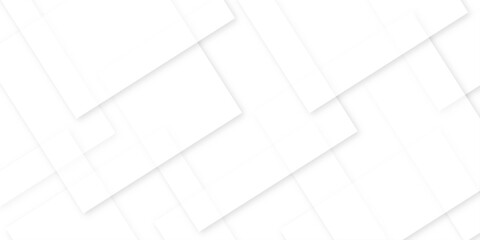 Abstract white and gray technology concept diamond triangle geometric line background. modern seamless business technology concept geometric shapes. squares and triangle with soft shadows as pattern.