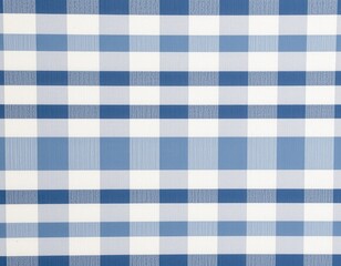Blue and White Checkered Pattern Fabric for Stylish Design Projects