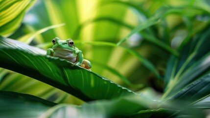 Nature&rsquo;s Small Wildlife: Colorful Frogs/Toads, Leaf-Grass Backdrops & Macro Eye Closeups