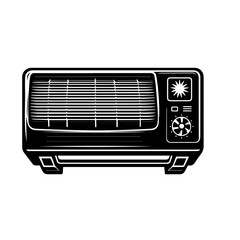 Air Conditioner Vector Illustration &ndash; Modern Home Cooling and Energy Saving Appliance