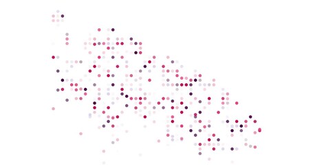 Digital Spheres Emerge Forming Hypnotic Aland Islands Map Animation