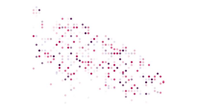 Digital Spheres Emerge Forming Hypnotic Aland Islands Map Animation