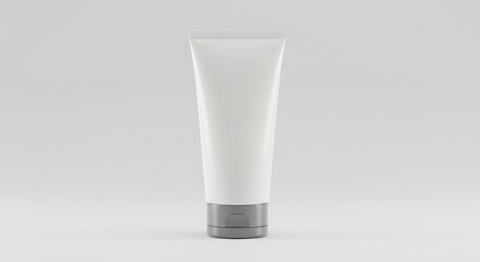 White Tube with Gray Cap