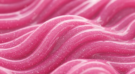 Pink Glitter Texture Wave