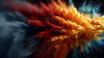 Mesmerizing digital smoke explosion artwork high resolution picture