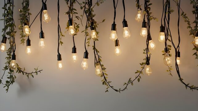 Twinkle Lights Ring with Empty Center