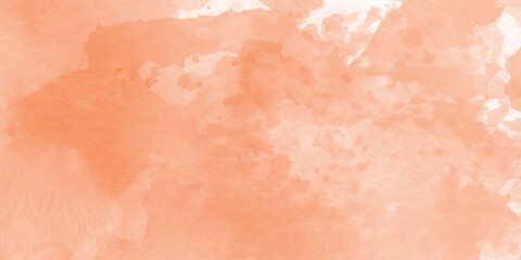 Orange abstract square background with blank space for Your text or image, the orange paint is splattered and has a messy appearance, abstract orange watercolor illustration banner.