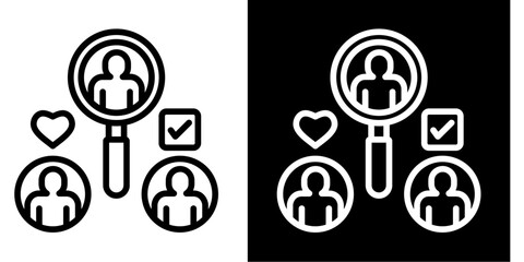 Customer Engagement  Icon Set White Style Collection
