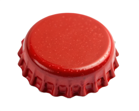 red beer bottle in an isolated backgroud