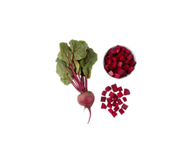 Fresh Beetroot Juice and Detox Water with Mint, Turmeric, and Ingredients in Glass and Jug – HD Photorealistic Beverage on White Background
