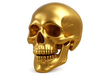 Fototapeta premium Golden Skull