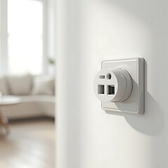 Sleek Wall Charger Minimalist Design Modern Home Decor