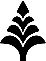 Tree Silhouette Vector Illustration